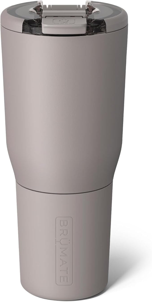 BrüMate Nav 35oz 100% Leak Proof Insulated Travel Tumbler with Magnetic BevLock™ Lid - Double Wall Cup-Holder Friendly Stainless Steel Mug (Mocha)