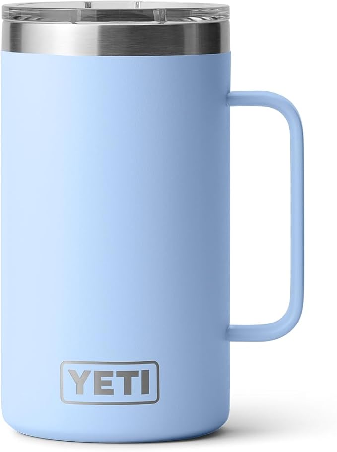 YETI Rambler 24 oz Mug, Vacuum Insulated, Stainless Steel with MagSlider Lid