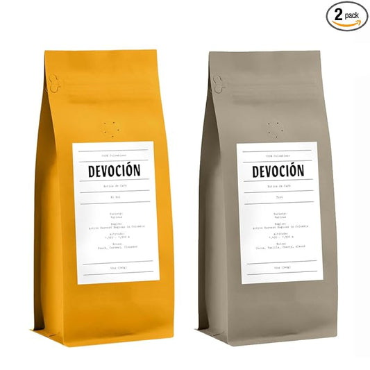Bean Box Coffee Sampler - Explore Colombia, 2-Pack, Freshly Ground, Gourmet Coffee