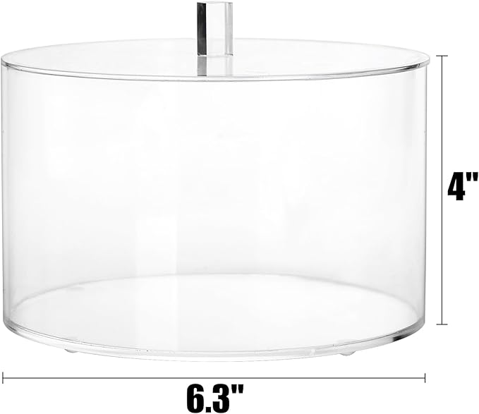 Peohud Coffee Filter Holder, Acrylic Coffee Pod Holder with Lid, Reusable Coffee Filter Storage Container, Stylish Coffee Filter Dispenser for Coffee Bar, Kitchen Countertop