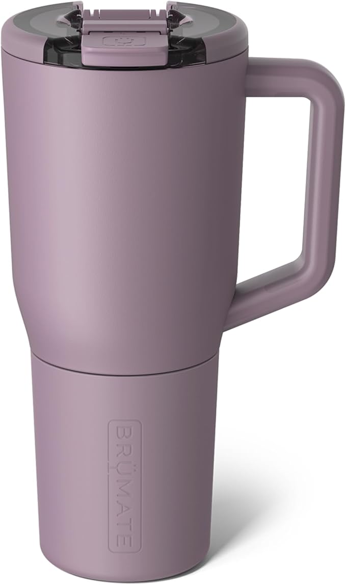 BrüMate Müv - 35oz 100% Leak Proof Insulated Coffee Mug with Handle & Lid - Stainless Steel Coffee Travel Mug - Double Walled Coffee Cup (Lilac Dusk)