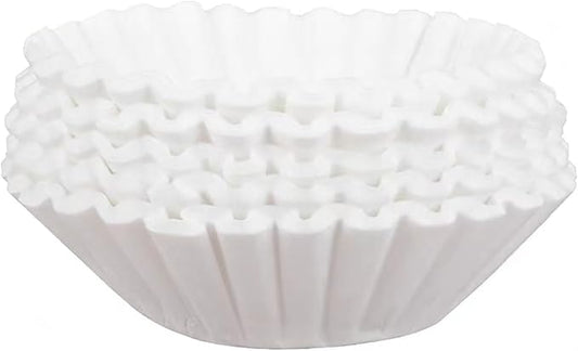 Large 12 Cup Coffee Filters, 500 Count, Commercial Basket Size 9.75 x 4.25 inches, Premium Quality, Tall Walls