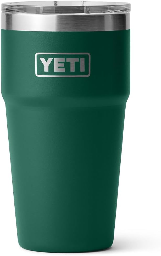 YETI Rambler 20 oz Stackable Tumbler, Stainless Steel, Vacuum Insulated with MagSlider Lid