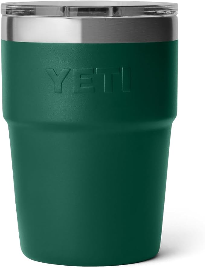 YETI Rambler 16 oz Stackable Tumbler, Vacuum Insulated, Stainless Steel with MagSlider Lid