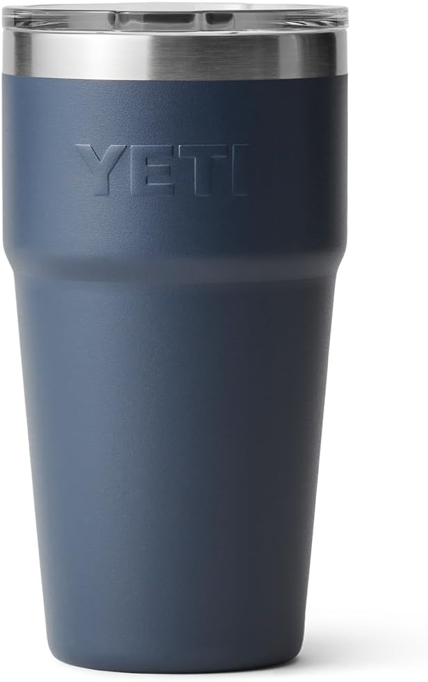 YETI Rambler 20 oz Stackable Tumbler, Stainless Steel, Vacuum Insulated with MagSlider Lid