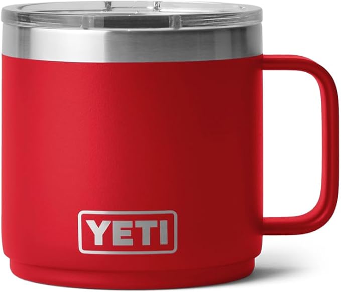 YETI Rambler 14 oz Stackable Mug, Vacuum Insulated, Stainless Steel with MagSlider Lid