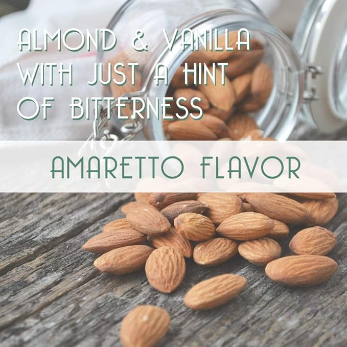 Joe’s Syrup Organic Flavored Syrup, Organic Amaretto, 750 ml (3 Pack)