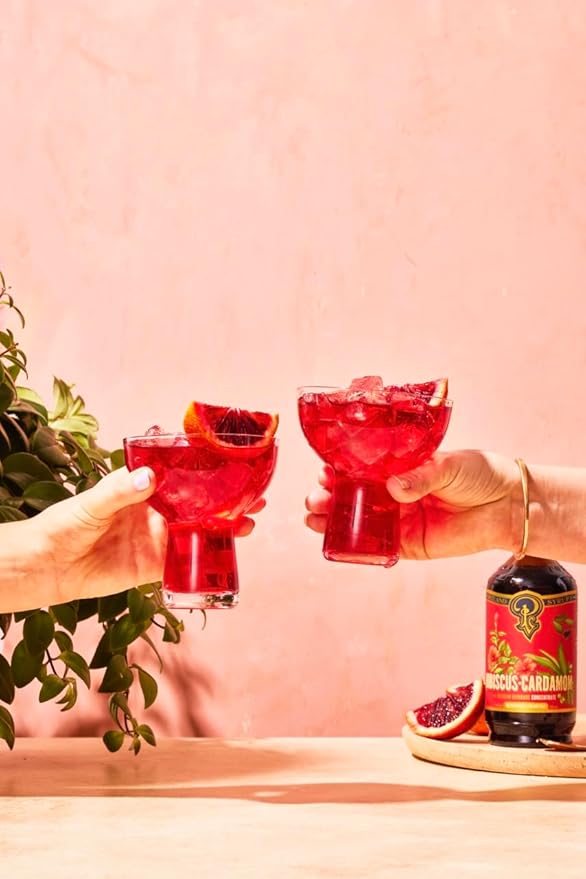 Portland Syrups - CHOOSE YOUR FLAVORS - Premium Concentrates for Cocktails, Mocktails, Soda, Tea, Coffee, Baking & More - Organic Ingredients & 40% Less Sugar - Box of 6 (12oz Bottles)