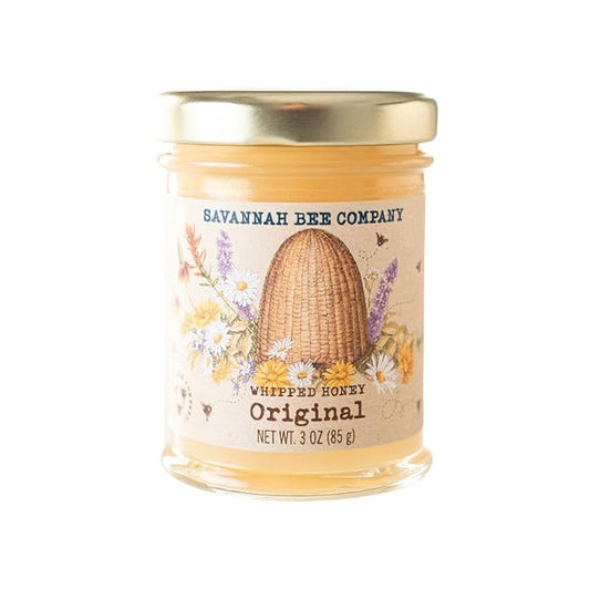 Savannah Bee Company Whipped Honey - All Natural Spreadable Honey (3 Ounce (Pack of 1), Original)