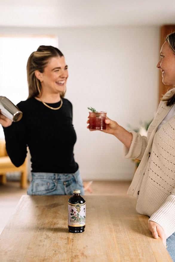 Portland Syrups Rose Cordial Syrup - Craft Exquisite Floral beverages for Cocktails, Mocktails, Soda, and More - 12 oz with 24 Servings (Pack of 1)