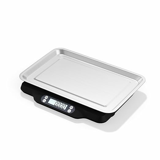 Helsevesen Digital Pet Scale(30kg/2g; 66lb/0.1oz), Postal Scale, Compact Shipping Scale, Compact Bench Scale, Digital Kitchen Scale