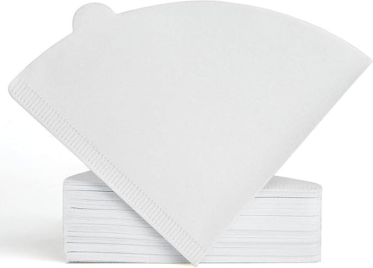 Niveaya 200 Count Coffee Filters - Size 02, Natural Paper Coffee Filter, No Blowout, Disposable for Pour Over and Drip Coffee Maker (2-4 Cup)
