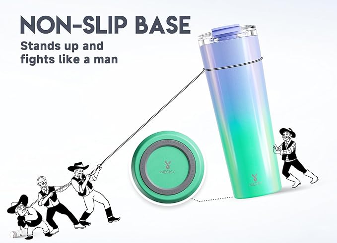 Meoky 30 oz Travel Coffee Mug with Leak-proof Lid, Stainless Steel Insulated Coffee Tumbler, Keeps Hot for 8 Hours or Cold for 24 Hours, Fits in Car Cup Holder (Fairyland)