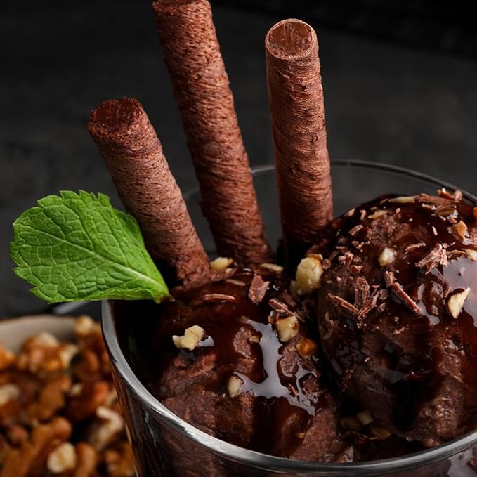 Bauducco Wafer Rolls, Chocolate Hazelnut, 14.1 oz (Pack of 1) - Crispy Cream-Filled Cookies - Gourmet Rolled Wafer Sticks - Premium Dessert Treat - Perfect for Coffee, Parties & Gift Baskets - Family Sharing Snack