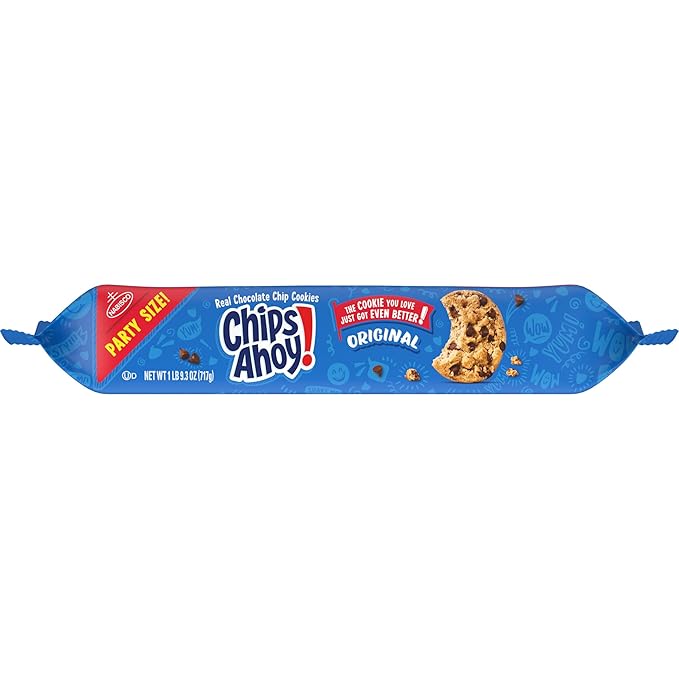 Chips Ahoy! Original Chocolate Chip Cookies, Party Size, 25.3 oz (Pack of 3)