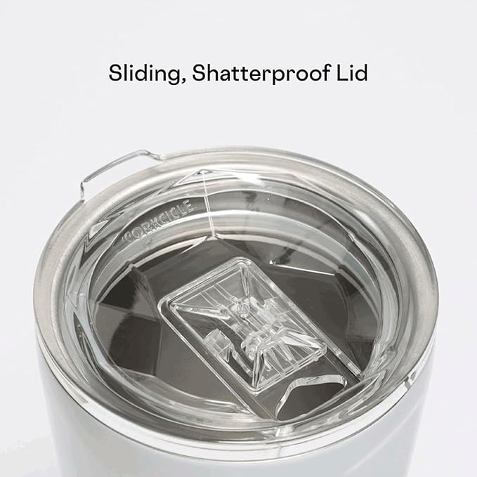 Corkcicle Classic Coffee Mug - Triple Insulated Stainless Steel for Travel - Shatter-Proof Lid - Keeps Drink Hot Over 3 Hours - Holiday Mug Gift - Great for Gifting Warmth - 16 oz - Oat Milk