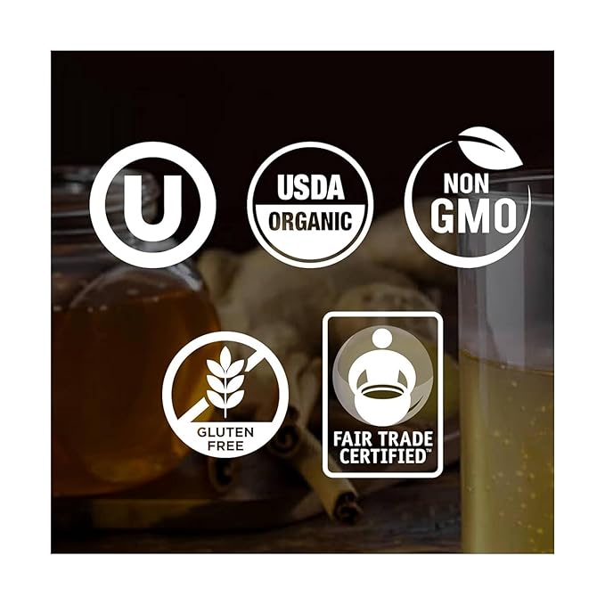 Wholesome Sweeteners 16-Ounce Organic Honey Bottle, 100% Pure, Fair Trade Certified, Non GMO Project Verified & Gluten Free, 6 Pack