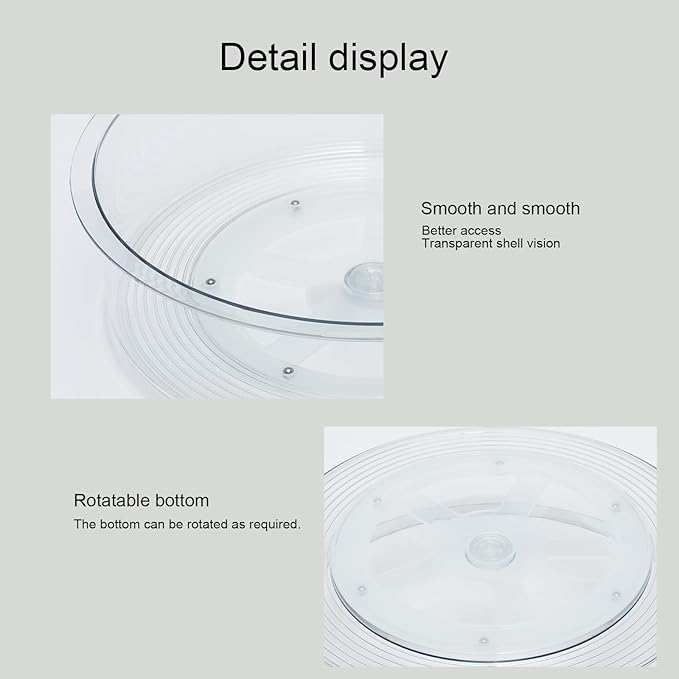 Rotating Coffee Syrup Organizer,7 Bottle Syrup Rack,Small Wine Rack for Coffee Bar,Clear Plastic Spinning Display Stand for Syrup Wine Dressin