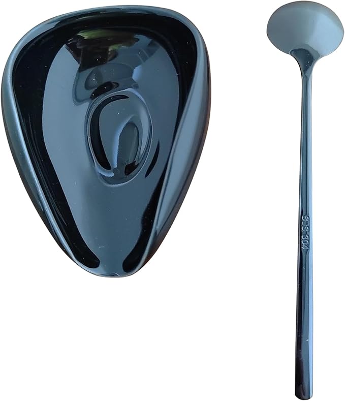 Ceramic Spoon Rest, Mini Coffee Spoon Holder for Coffee Tea Spoons Stirrers, Coffee Station Decor Coffee Bar Accessories