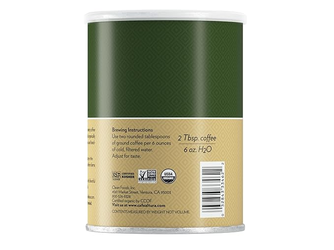 Cafe Altura Ground Organic Coffee, Regular Roast, 12 Ounce (Pack of 3)