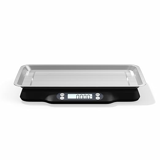 Helsevesen Digital Pet Scale(30kg/2g; 66lb/0.1oz), Postal Scale, Compact Shipping Scale, Compact Bench Scale, Digital Kitchen Scale