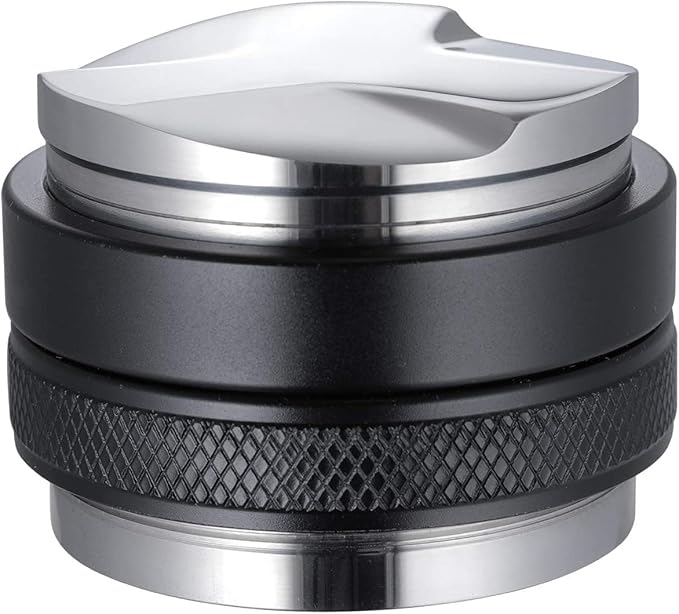 MATOW 53mm Coffee Distributor and Tamper, Dual Head Coffee Leveler Compatible with Breville 54mm Portafilter, Adjustable Depth- Professional Espresso Hand Tampers
