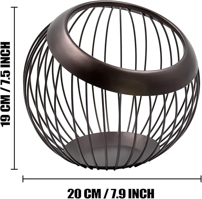 Charmount Coffee Pod Holder - Large Capacity K Cup and Espresso Pod Organizer, Keurig Kcup and Espresso Capsule Storage (Brown)