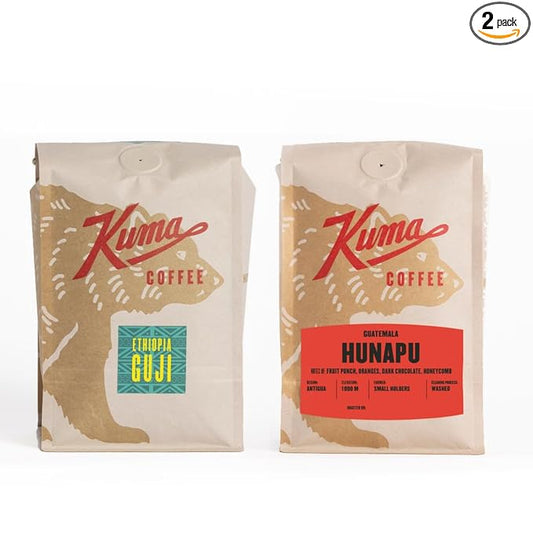 Bean Box Coffee Sampler - Single Origin, 2-Pack, Whole Bean, Gourmet Coffee