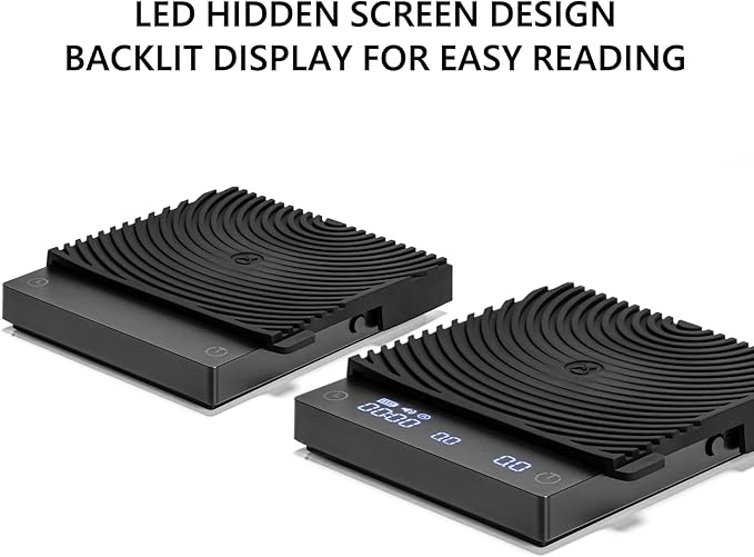 TIMEMORE Basic Mini Coffee Scale, Multifunction Electronic Espresso Scale, Weigh Digital Drip Cone Scale with Timer, Ultra Thin and LightMini Digital Food Kitchen Scale for Baking, Cooking