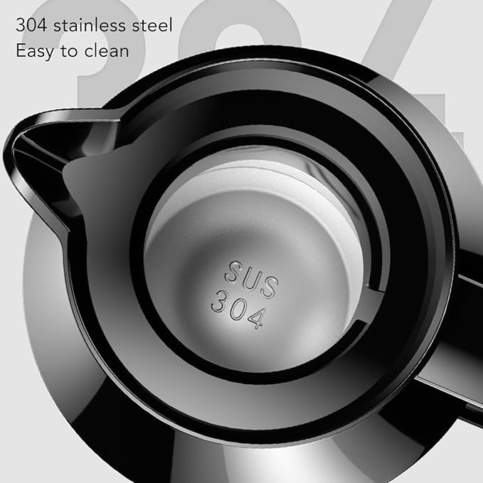 Haofy Portable Car Electric Kettle Hot Water Boiler 200W 1500ml 12V 24V Stainless Steel Display with Cigarette Lighter Plug for Travel