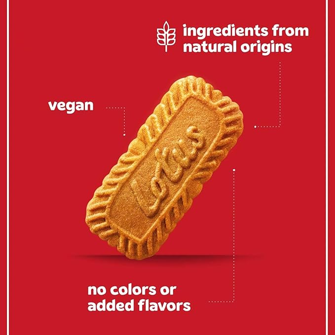 Biscof Premium Belgian Shortbread Cookies – Caramelized Cinnamon Flavor – Tea & Coffee Snack, Ice Cream Topping, Party Treat, Office Snack, Holiday Gift – 32 Packs (2 Cookies Each)