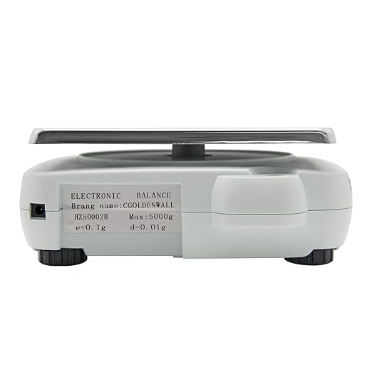 CGOLDENWALL High Precision Lab Digital Scale Analytical Electronic Balance Laboratory Lab Precision Scale Jewelry Scales Kitchen Precision Weighing Electronic Scales 0.01g Calibrated (5000g, 0.01g)