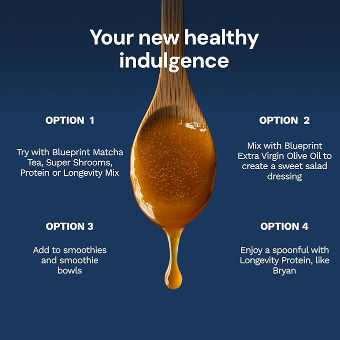 Blueprint by Bryan Johnson Manuka Honey - MGO 260+ - New Zealand Sourced - (8 oz)