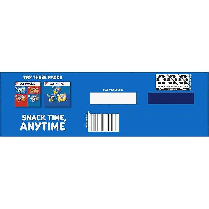 CHIPS AHOY! Original Chocolate Chip Cookies, 40 Snack Packs (4 Cookies Per Pack, 4 Boxes)