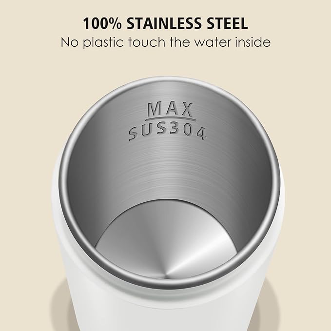 Sekaer Portable Electric Tea Kettle Travel Small Mini Coffee Kettle, with 4 Variable Presets, Personal Hot Water Boiler 304 Stainless Steel with Auto Shut-Off & Boil Dry Protection, SY-618A