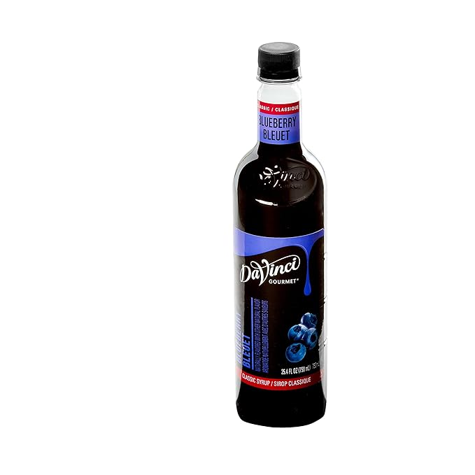 DaVinci Gourmet Classic Blueberry Syrup, 25.4 Fluid Ounces (Pack of 1)