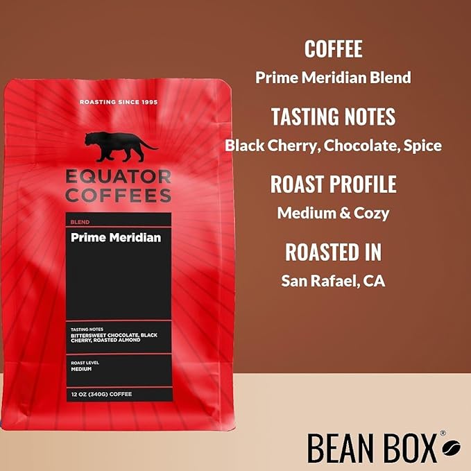 Bean Box Los Angeles Coffee Sampler, 2-Pack - Roasted by Equator Coffees, Gourmet Arabica Coffee, Variety Pack - Freshly Ground
