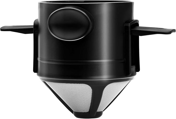 Pour Over Coffee Dripper, Reusable Stainless Steel Pour Over Coffee Filters, Easy to Clean Camping Coffee Filter, Portable Collapsible Coffee Maker, Paperless Travel Coffee Makers