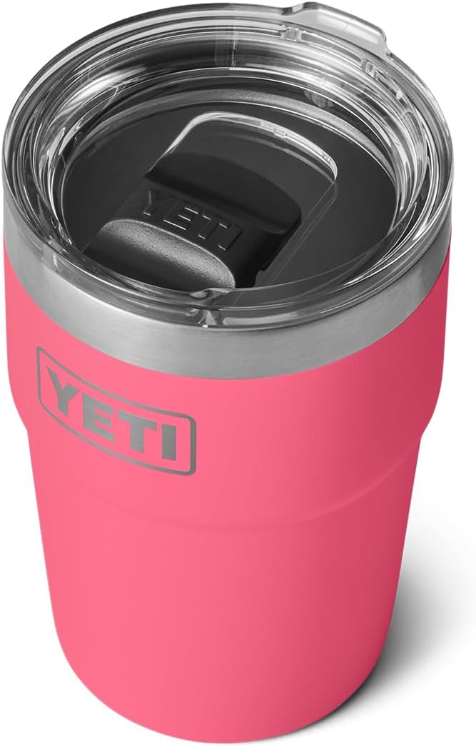 YETI Rambler 16 oz Stackable Tumbler, Vacuum Insulated, Stainless Steel with MagSlider Lid