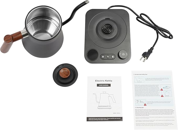 Electric Gooseneck Kettle (Black)