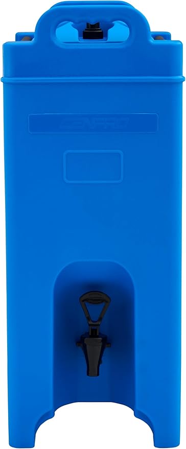 Commercial Beverage Dispenser 5-Gallon Insulated Hot and Cold Beverage Dispenser/Server, NSF, Blue (29A-154)