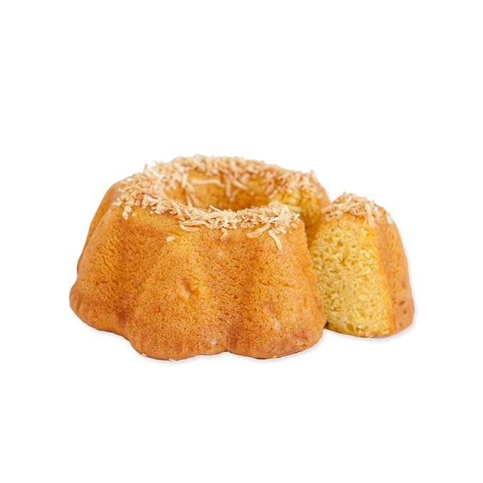 TORTUGA Caribbean Taste of Florida Coconut Rum Cake - 16 oz Rum Cake - The Perfect Premium Gourmet Gift for Gift Baskets, Parties, Holidays, Birthdays and make an Excellent Christmas Gift