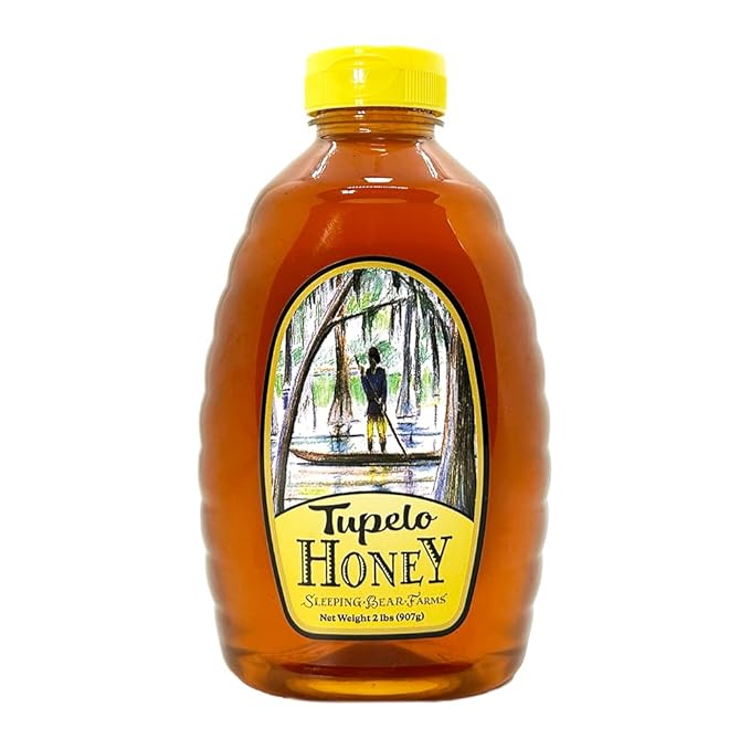 Tupelo Honey 32oz - 2 pound -Two pound Jar- from Sleeping Bear Farms Beekeepers in the Florida Apalachicola River Basin
