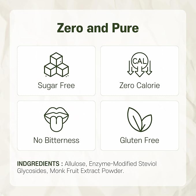 Allulose syrup & Premium Vanilla Bean Allulose Syrup 18.7 Fl Oz - Liquid Sweetener for coffee and other drinks - Keto, Vegan, Diabetes-Safe - Zero Calorie Sugar Substitute - Monk Fruit