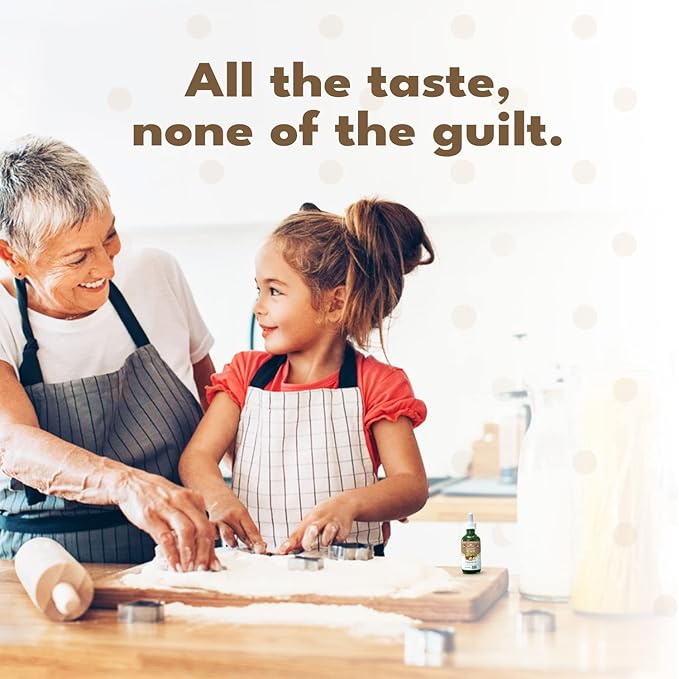 SweetLeaf Stevia Liquid Sweet Drops - Hazelnut Flavored Drops, Stevia Liquid Sweetener, Zero-Calorie, Sugar-Free Syrup Alternative for Keto Coffee, Baking, Shakes, 2 Fl Oz (Pack of 2)