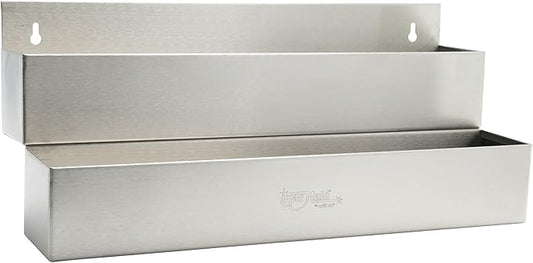 Winco Double Speed Rail, 22-Inch, Stainless Steel