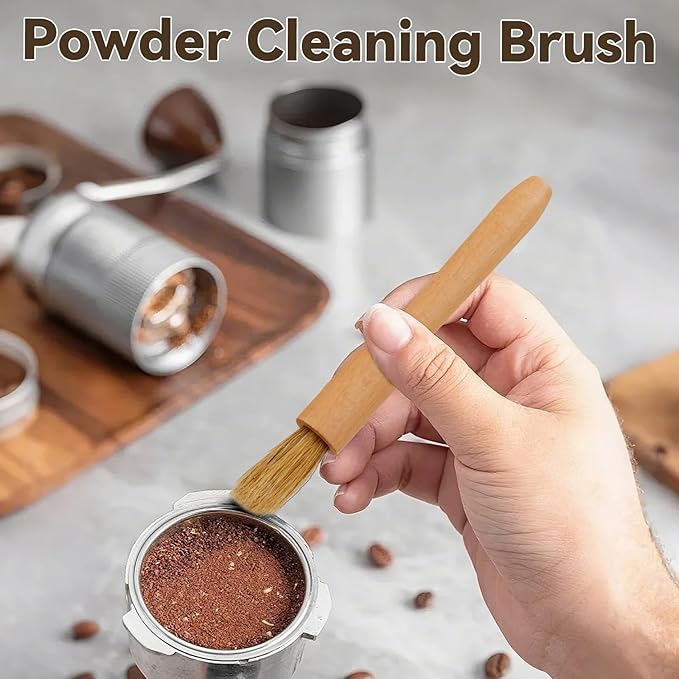 Espresso Tamper Set, Barista Tools Kit for 58mm Coffee Machine and Portafilters, Spring-Loaded 304 Stainless Steel Base 30lbs Coffee Calibrated Tamper Tools for Enjoying cafes Home Office hotels(58mm)