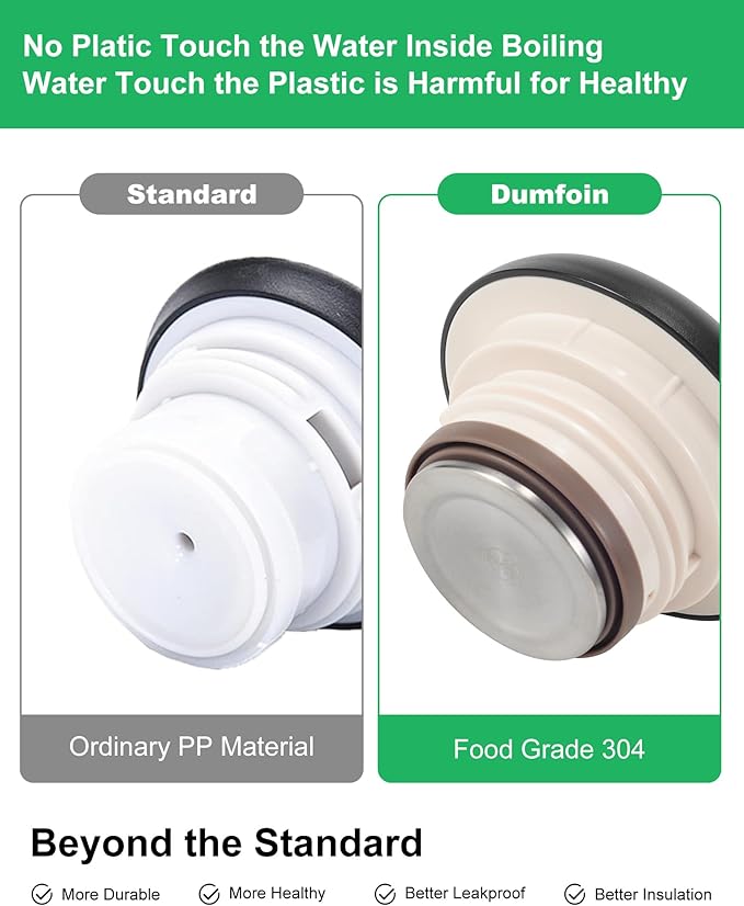 68 Oz Thermal Coffee Carafe, 2 PCS Stainless Steel Insulated Vacuum Coffee Carafes For Keeping Hot, 2 Liter Carafe for Hot Liquids (Black/Black)