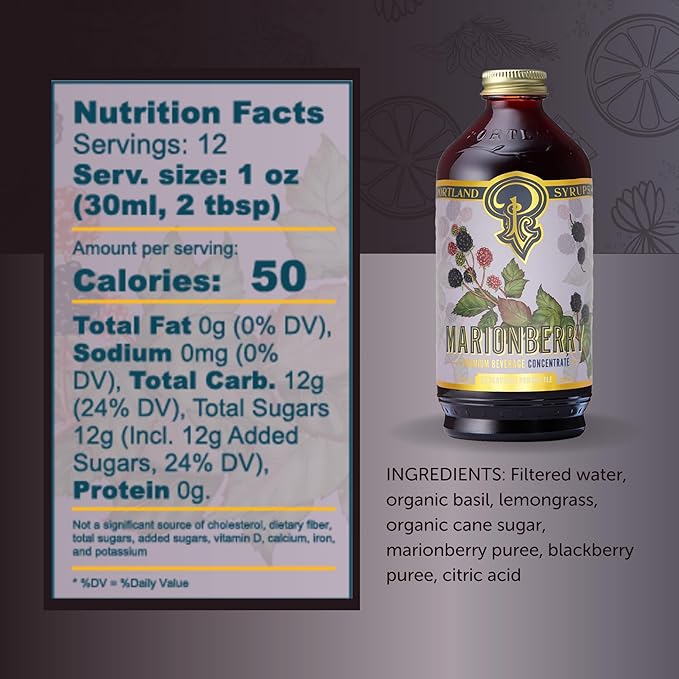 Portland Syrups Marionberry Syrup (12oz)