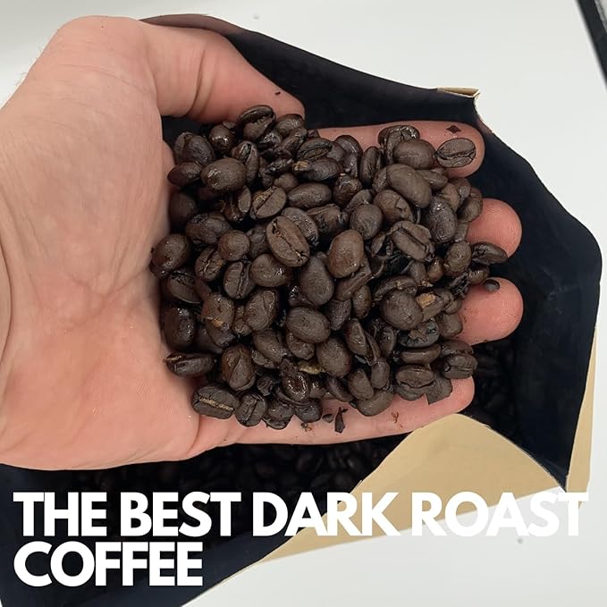 Sarasota Coffee Whole Bean Cubano European French Roast | Dark Roast Gourmet Coffee Beans | Low Acid, Mold Free, Specialty Grade Bulk Coffee Beans | 5lb (80 oz)